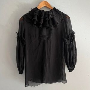 Dolce & Gabbana flounce top